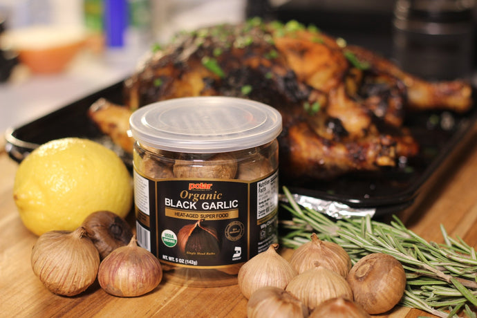 Organic Black Garlic Roasted Chicken | Superfood Your Roasted Chicken!