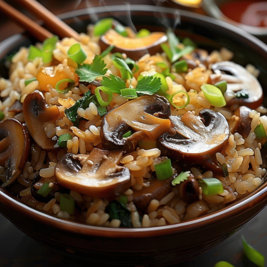 Mushroom Fried Rice
&ndash; Polar