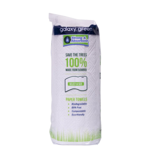 Bamboo Paper Kitchen Towels - 150 Sheets - 3 Pack - Polar