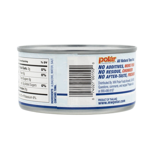 Solid White Albacore - 12 oz - Multiple Pack Sizes - Polar