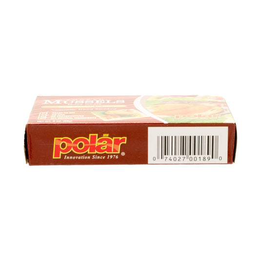 Fancy Whole Smoked Mussels - 3 oz - 24 Pack - Polar