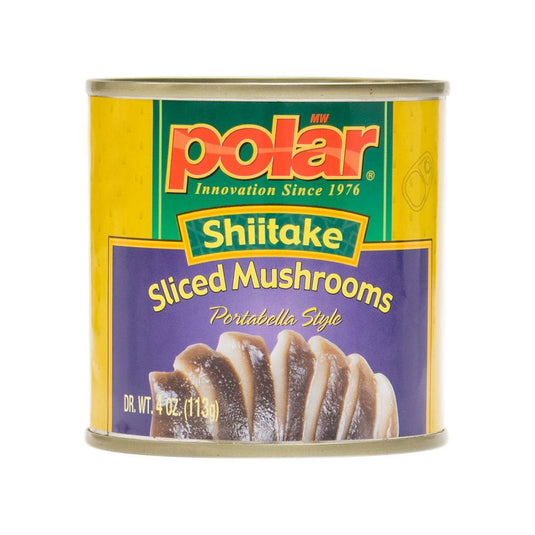 Sliced Shiitake Mushrooms - 4 oz - 12 Pack - Polar