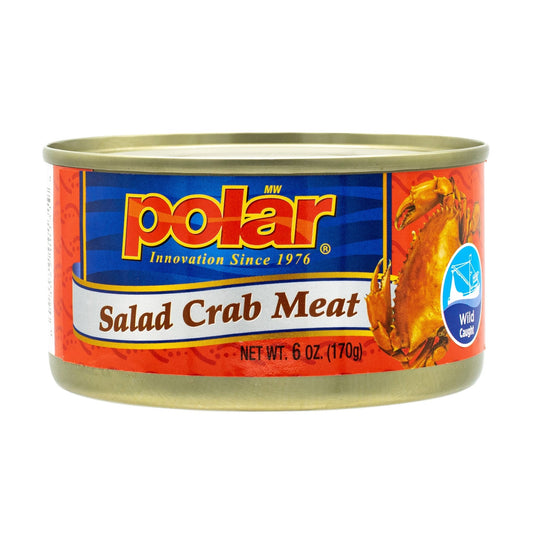 Salad Crabmeat - Minced - 6 oz - 12 Pack - Polar