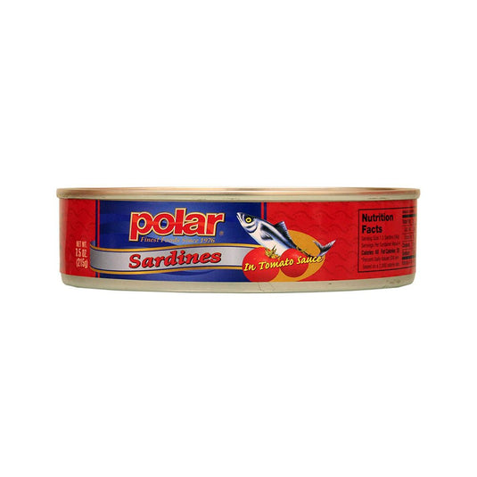 Sardines in Tomato Sauce - 7.5 oz - 12 Pack - Polar