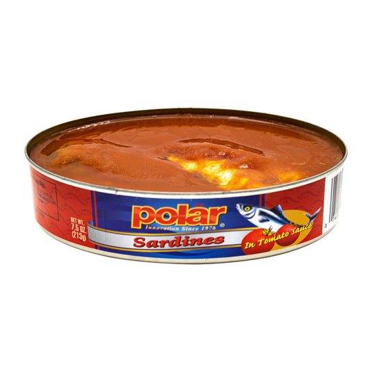 Sardines in Tomato Sauce - 7.5 oz - 12 Pack - Polar