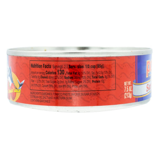 Sardines in Tomato Sauce - 7.5 oz - 12 Pack - Polar