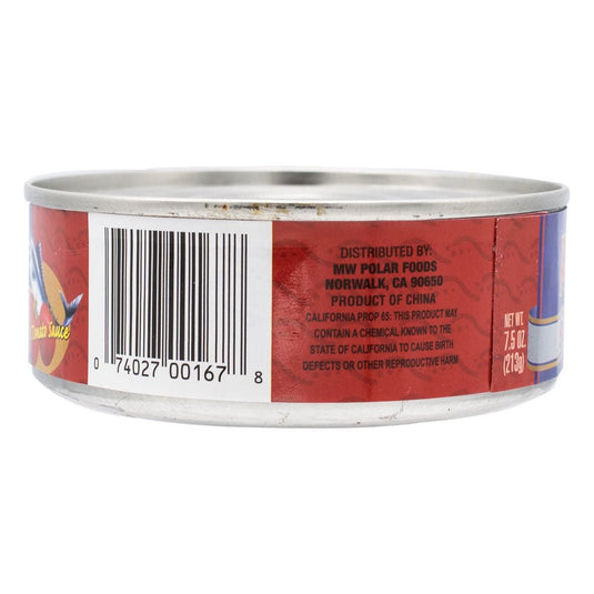 Sardines in Tomato Sauce - 7.5 oz - 12 Pack - Polar