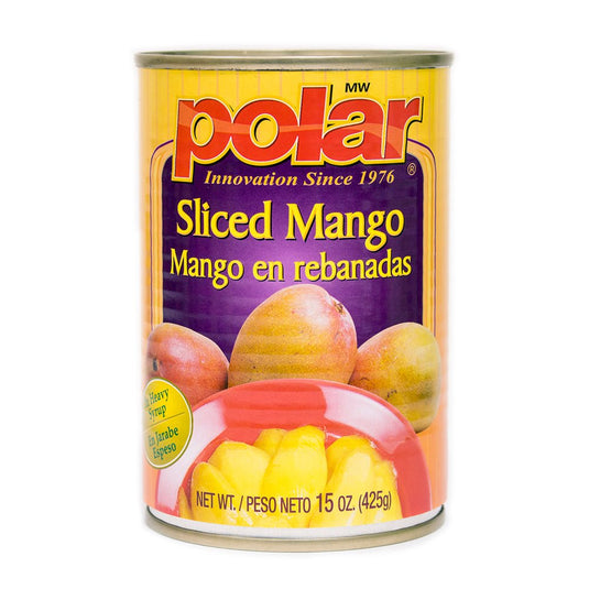 Sliced Mango in Light Syrup - 15 oz - Multiple Pack Sizes - Polar
