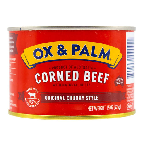 Ox & Palm Corned Beef Original Chunky Style - 15 oz - Multiple Pack Sizes - Polar