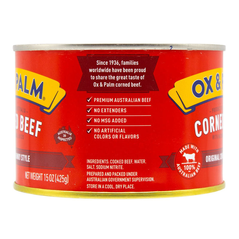 Load image into Gallery viewer, Ox &amp; Palm Corned Beef Original Chunky Style - 15 oz - Multiple Pack Sizes - Polar
