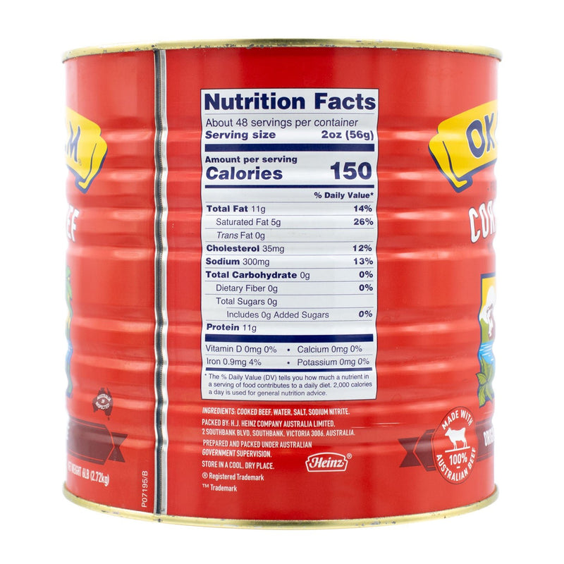 Load image into Gallery viewer, Ox & Palm Corned Beef Original Chunky Style - 6 lb - Polar