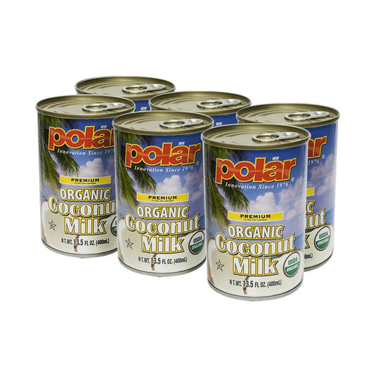 Coconut Milk Organic Premium - 13.5 fl oz - Multiple Pack Sizes - Polar
