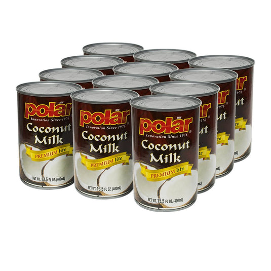 Coconut Milk Premium Lite - 13.5 fl oz - Multiple Pack Sizes - Polar