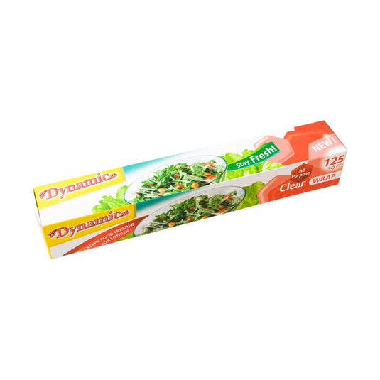 Plastic Food Wrap - 125 ft - (Pack of 4, 6, or 24) - Polar