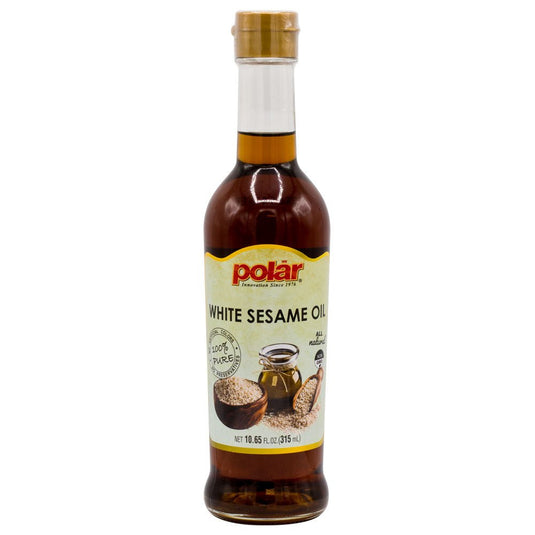 Premium White Sesame Oil - 10.65 oz - 6 Pack - Polar