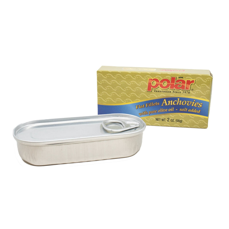 Load image into Gallery viewer, Flat Fillets of Anchovies in Pure Olive Oil - 2 oz - Multiple Pack Sizes - Polar