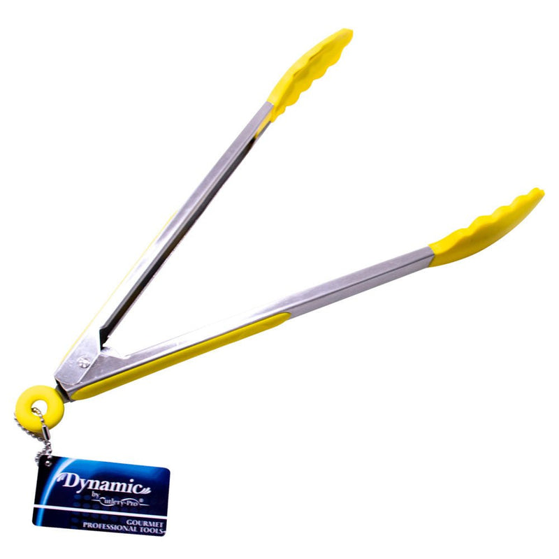 Load image into Gallery viewer, Dynamic - 12&quot; Locking Tongs With Silicone Heads - Multiple Pack Sizes - Polar
