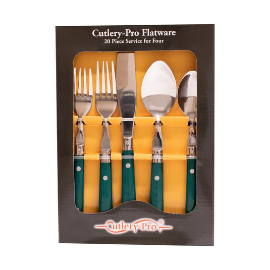 Cutlery Pro - Flatware- 20 Piece Service for Four - Polar