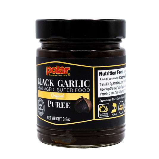 Black Garlic Puree Original Flavor (Pack of 1, 2, or 6) - Polar