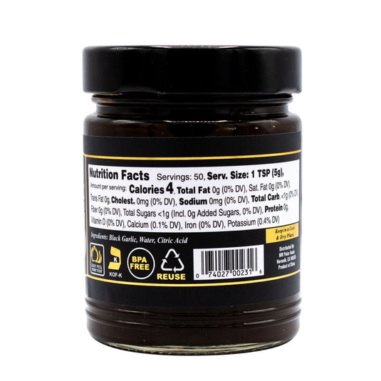 Black Garlic Puree Original Flavor (Pack of 1, 2, or 6) - Polar