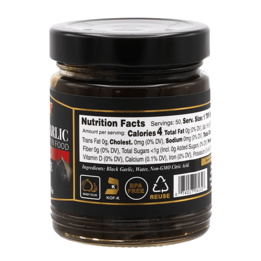 Black Garlic Puree - Roasted Flavor- Multiple Pack Sizes - Polar