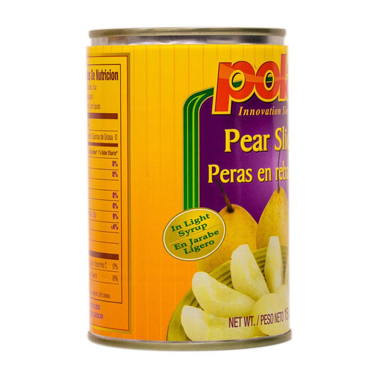 Pear Slices in Light Syrup - 15 oz - 12 Pack - Polar