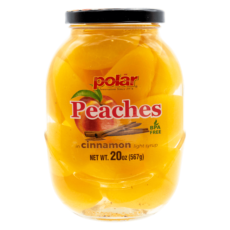 Load image into Gallery viewer, Peaches in Light Syrup with Cinnamon - 20 oz - 6 Pack - Polar
