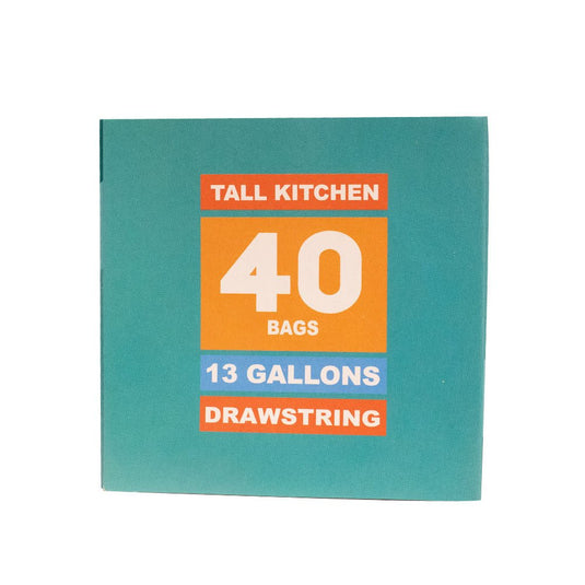 Tall Kitchen Drawstring Trash Bag - 13 Gallon - Multiple Pack Sizes - Polar