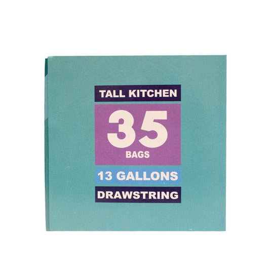 Tall Kitchen Drawstring Trash Bag - 13 Gallon - Lavender Scent - Multiple Pack Sizes - Polar