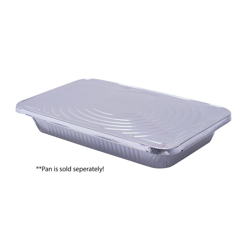Load image into Gallery viewer, Dynamic Aluminum Full Size Steam Table Lid - 21.27" x 13.31" x 0.73" - 50 Pack - Polar