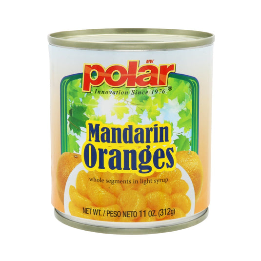 Mandarin Oranges in Light Syrup - 11 oz - 24 Pack - Polar