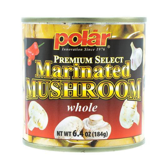 Premium Select Marinated Mushrooms - 6.4 oz - 12 Pack - Polar