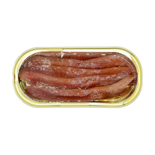 Flat Fillets of Anchovies in Pure Olive Oil - 2 oz - Multiple Pack Sizes - Polar