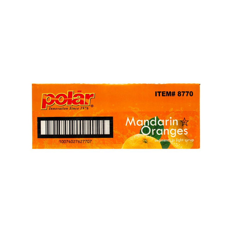 Load image into Gallery viewer, Mandarin Oranges in Light Syrup - 7 oz - 12 Pack - Polar
