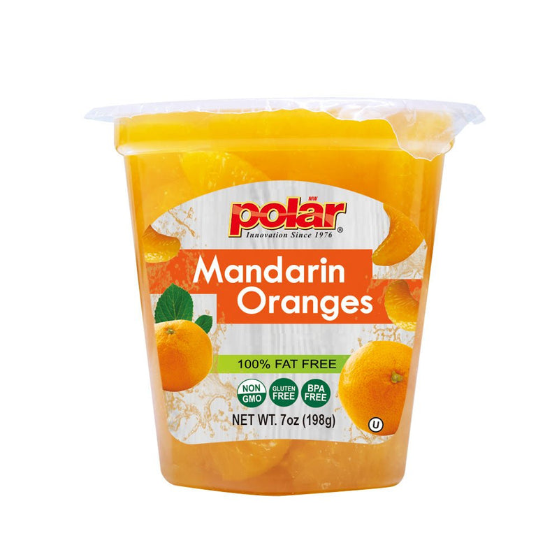 Load image into Gallery viewer, Mandarin Oranges in Light Syrup - 7 oz - 12 Pack - Polar
