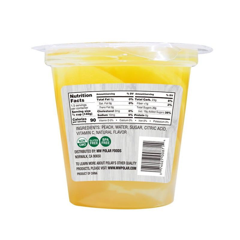 Load image into Gallery viewer, Sliced Peaches in Light Syrup - 7 oz - 12 Pack - Polar