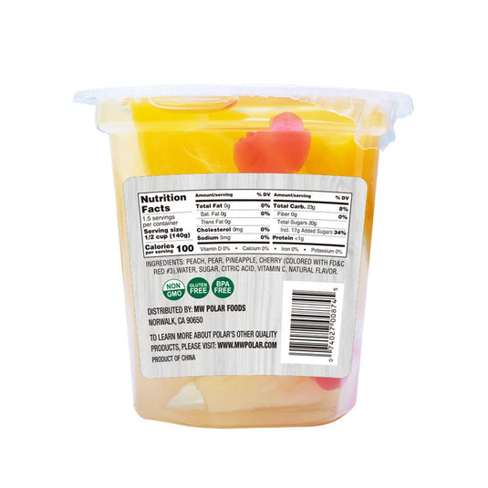 Mixed Fruits in Light Syrup - 7 oz - 12 Pack - Polar