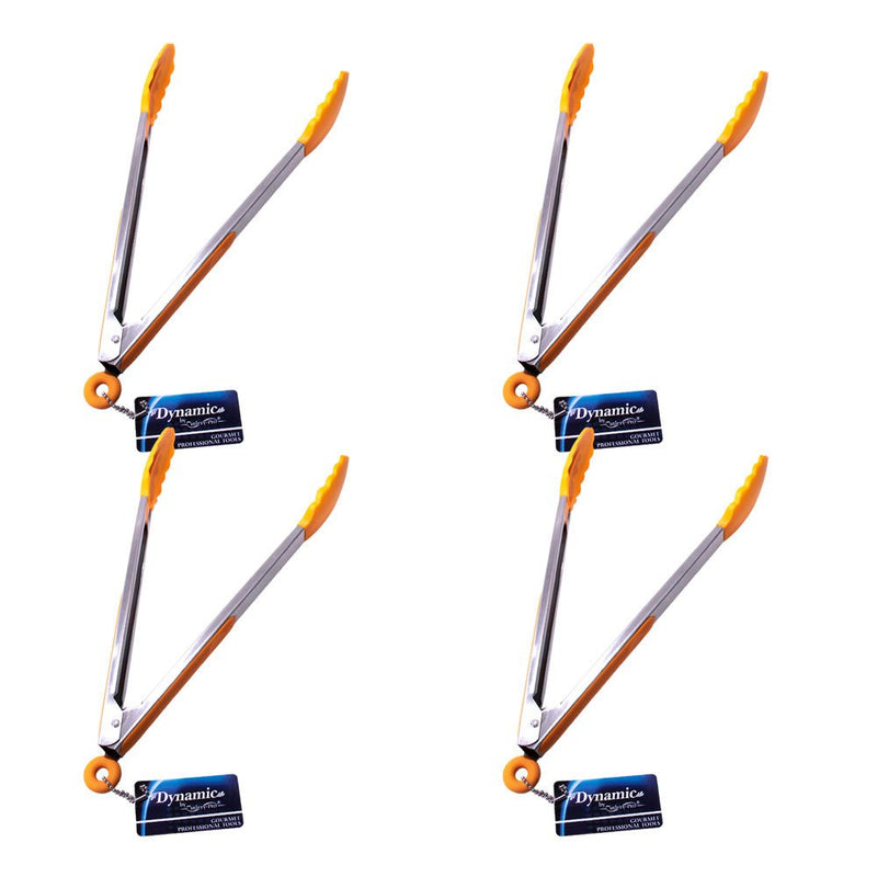 Load image into Gallery viewer, Dynamic - 12" Locking Tongs With Silicone Heads - Multiple Pack Sizes - Polar