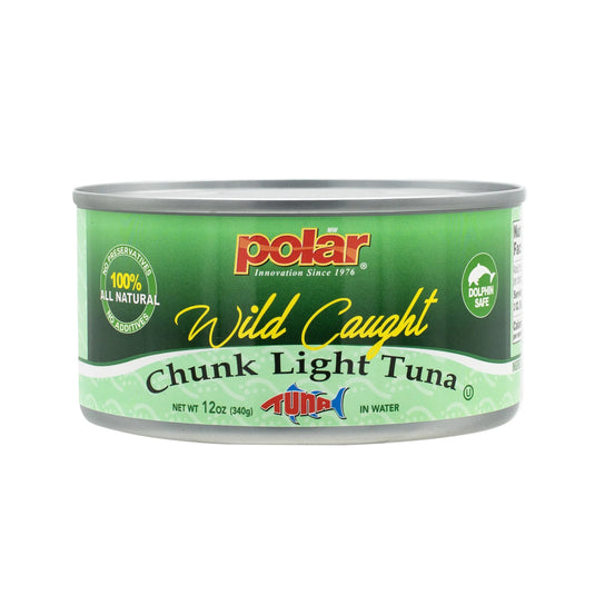 Chunk Light Tuna - 12 oz - Multiple Packs - Polar