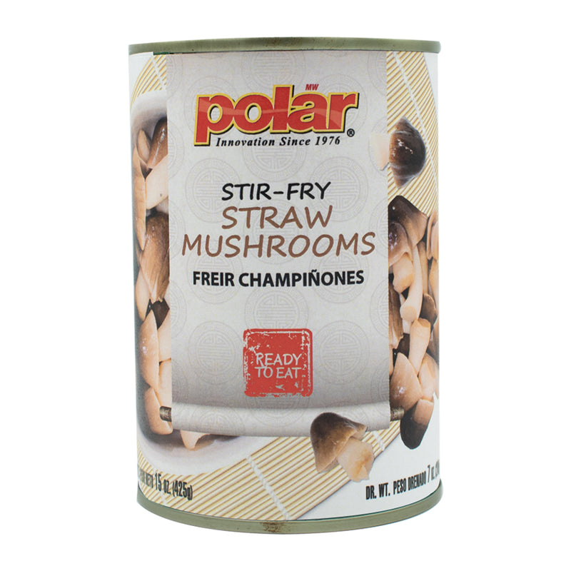 Load image into Gallery viewer, Canned Peeled Stir Fry Straw Mushrooms - Broken Pieces - 15 oz - Multiple Pack Sizes - Polar