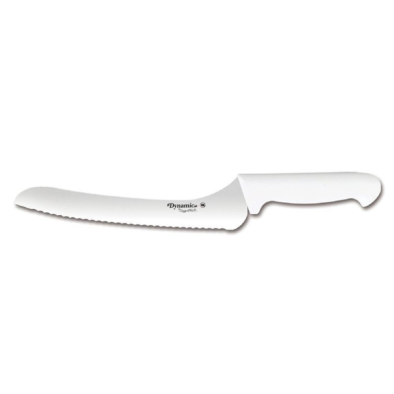 Load image into Gallery viewer, Dynamic Pro-Grip - Santoprene Softgrip - 9" Bread Offset Knife - White - Polar