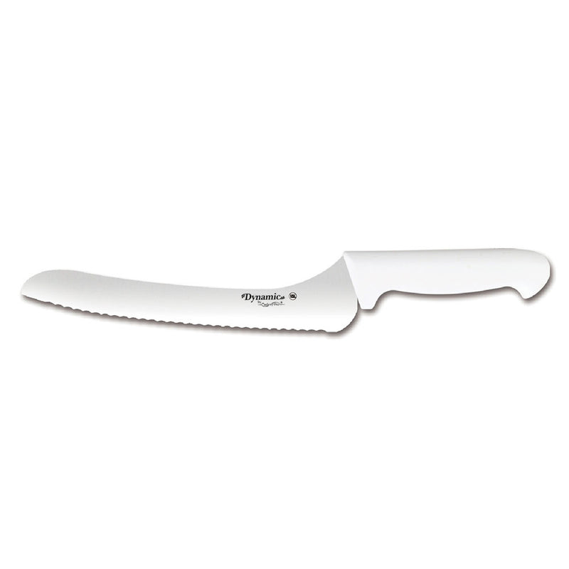 Load image into Gallery viewer, Dynamic Pro-Grip - Santoprene Softgrip - 9&quot; Bread Offset Knife - White - Polar
