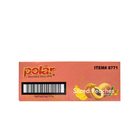 Sliced Peaches in Light Syrup - 7 oz - 12 Pack - Polar