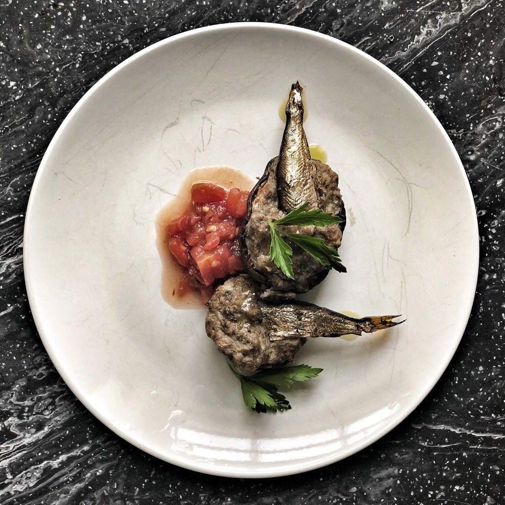 Funghi Ripieni di Sardina – Polar