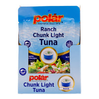 Polar Chunk Light Tuna in Water Pouch - Pack of 24 - Polar