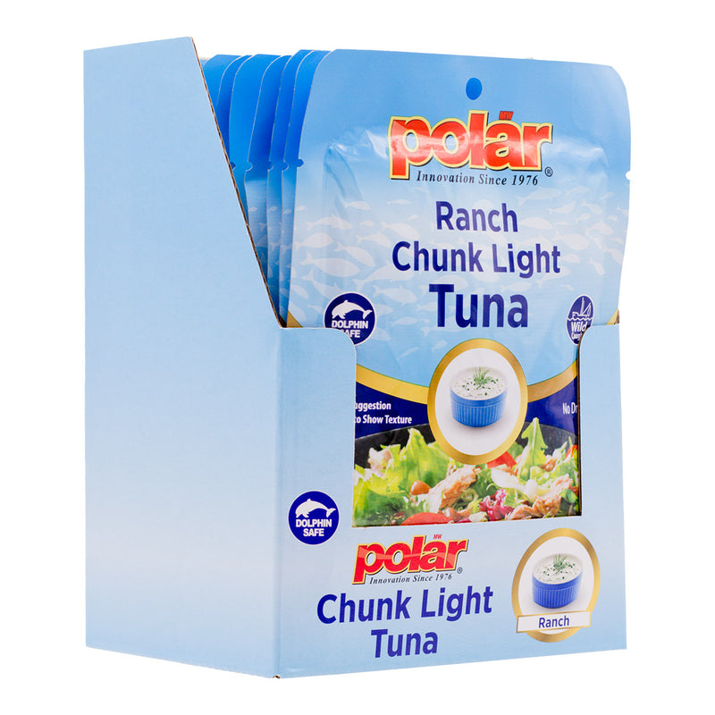 Load image into Gallery viewer, Polar Chunk Light Tuna Snack Pouch Ranch Flavor- Pack of 24
