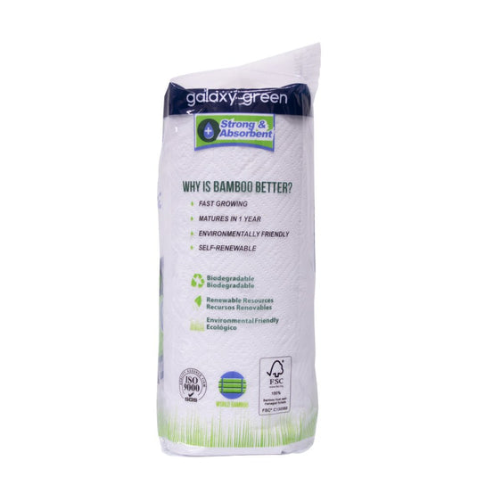 Bamboo Paper Kitchen Towels - 150 Sheets - 3 Pack - Polar