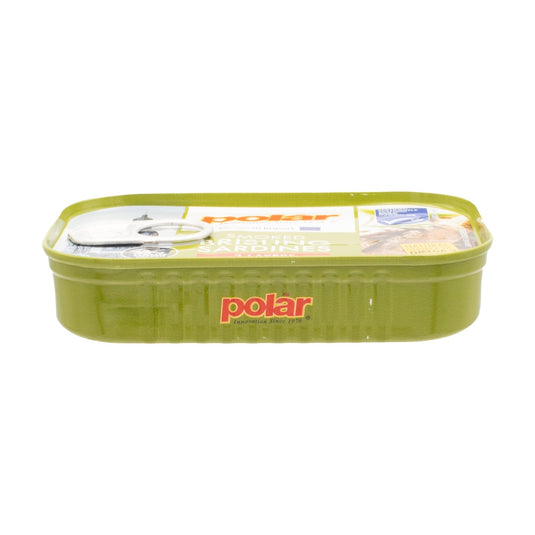 Smoked Brisling Sardines in Olive Oil - 3.52 oz - 12 Pack - Polar