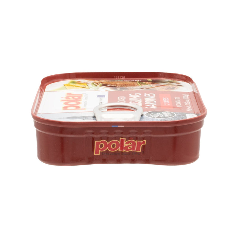 Load image into Gallery viewer, Smoked Brisling Sardines in Canola Oil, Wild Caught - 3.52 oz - 12 Pack - Polar
