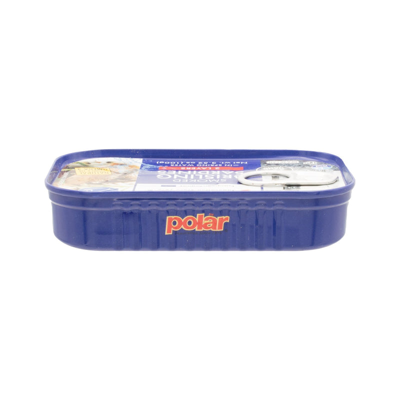 Load image into Gallery viewer, Smoked Brisling Wild Caught Sardines in Spring Water - 3.52 oz Can - 12 Pack - Polar
